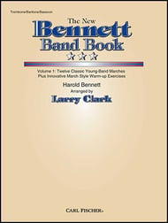 New Bennett Band Book,  Volume 1 Trombone/Baritone BC/Bassoon band method book cover Thumbnail